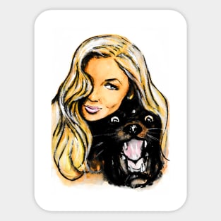 Veronica Lake Sticker